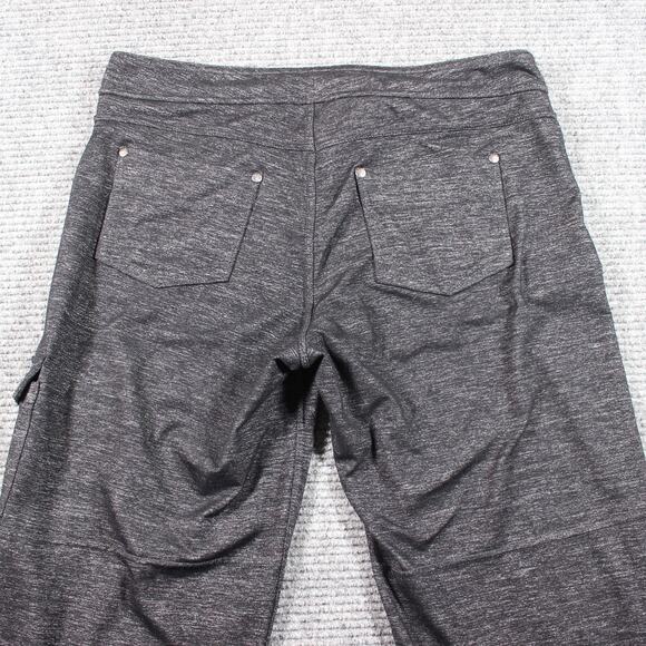 Athleta Cargo Pants Womens M Gray Heather Jogger Drawstring 31 Inseam - Picture 7 of 11